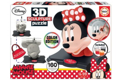 Educa 17930 - Minnie Mouse - Color Edition - 160 db-os 3D szobor puzzle