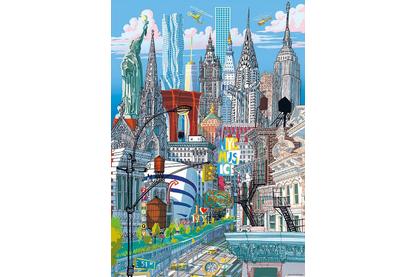 Educa - 1000 db-os puzzle - New York, Carlo Stanga (19265)