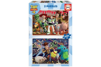 Educa 18107 - Toy Story 4 - 2 x 100 db-os puzzle