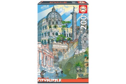 Educa 18468 - City Puzzle - Roma - 200 db-os puzzle 