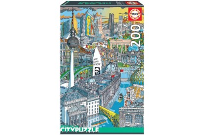 Educa 18469 - City puzzle - Berlin - 200 db-os puzzle