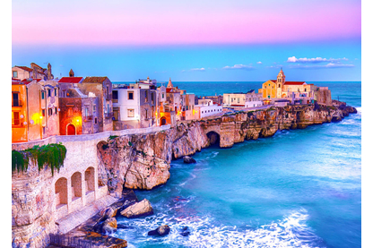 Enjoy Puzzle - 2086 - Vieste on the Rocks, Italy - 1000 db-os puzzle