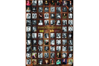 EuroGraphics 6000-0249 - Famous Writers - 1000 db-os puzzle