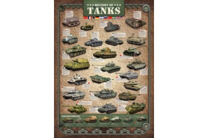 EuroGraphics 6000-0381 - History of Tanks - 1000 db-os puzzle