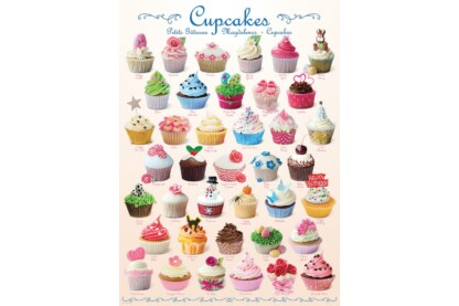 EuroGraphics 6000-0409 - Cupcakes - 1000 db-os puzzle