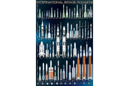 EuroGraphics 6000-1015 - International Space Rockets - 1000 db-os puzzle