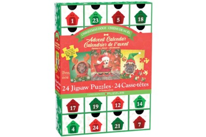 EuroGraphics 8924-5738 - Christmas Dogs - Adventi kalendárium puzzle