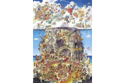 Heye 29118 - Triangular puzzle - Heaven and Hell, Pades - 1500 db-os puzzle