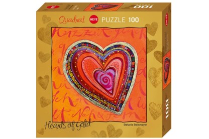 Heye 29762 - Quadrat puzzle - Hearts of Gold - Layers - 100 db-os puzzle