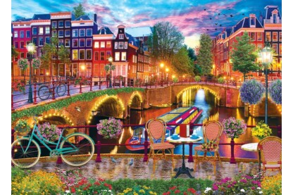 MasterPieces 71926 - Color Scapes Collection - Amsterdam Lights - 1000 db-os puzzle