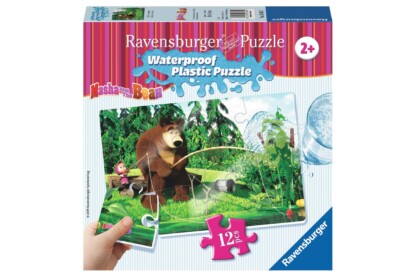 Ravensburger 05605 - Mása és a medve - Horgászat - 12 db-os Vízálló puzzle