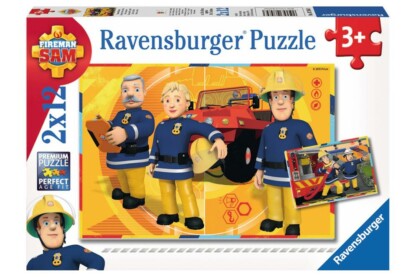 Ravensburger 07584- Sam, a tűzoltó - 2 x 12 db-os puzzle