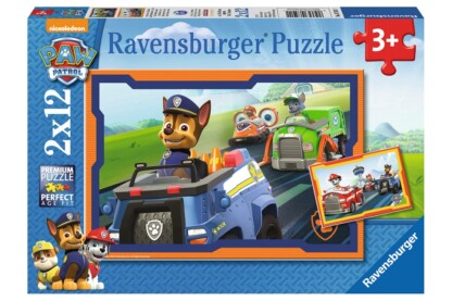 Ravensburger 07591 - Mancs őrjárat -  2 x 12 db-os puzzle