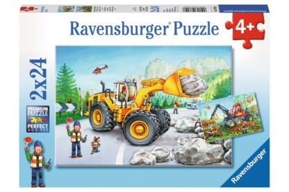 Ravensburger 07802 - Markoló és rönkszállító - 2 x 24 db-os puzzle