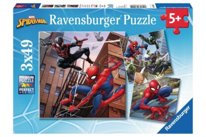 Ravensburger 08025 - Pókember kalandjai - 3 x 49 db-os puzzle