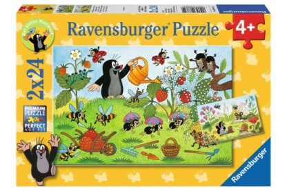 Ravensburger 08861 - Kisvakond - A kertben - 2 x 24 db-os puzzle