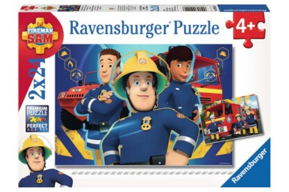Ravensburger 09042 - Sam, a tűzoltó - Sam segít a bajban - 2 x 24 db-os puzzle