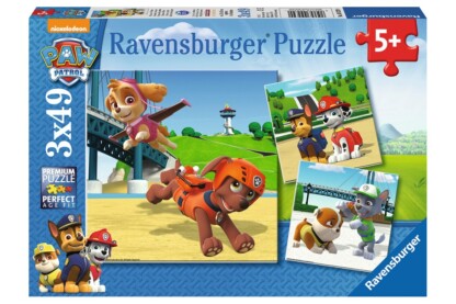 Ravensburger 09239 - Mancs őrjárat - 3 x 49 db-os puzzle