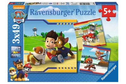 Ravensburger 09369 - Mancs őrjárat - 3 x 49 db-os puzzle
