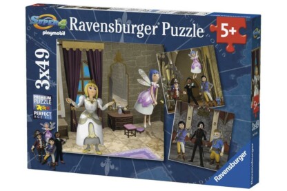 Ravensburger 09408 - Playmobil - Super 4 - 3 x 49 db-os puzzle