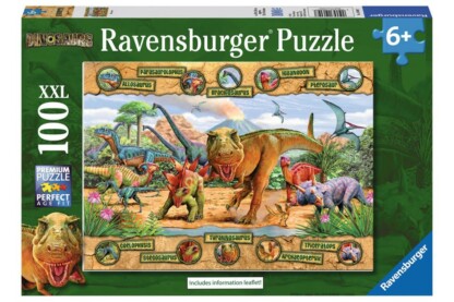 Ravensburger 10609 - Dinoszauruszok - 100 db-os XXL puzzle