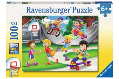 Ravensburger 10687 - Gördeszkás kalandok - 100 db-os XXL puzzle