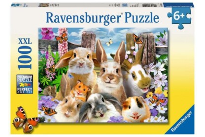Ravensburger 10949 - Nyuszi szelfi - 100 db-os XXL puzzle