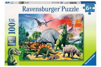 Ravensburger 10957 - Félelmetes dínók - 100 db-os XXL puzzle