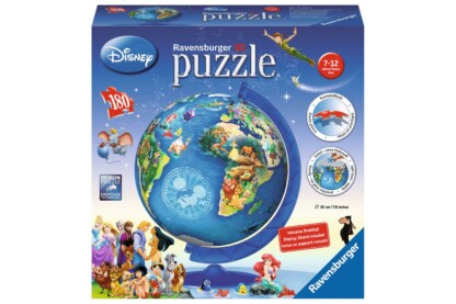 Ravensburger 12333 - Disney Földgömb - 180 db-os 3D gömb puzzle