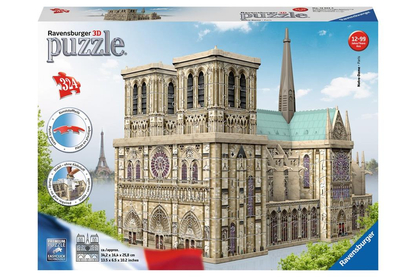 Ravensburger 12523 - Notre Dame - 324 db-os 3D puzzle