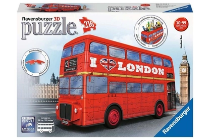 Ravensburger 12534 - London busz - 216 db-os 3D  puzzle