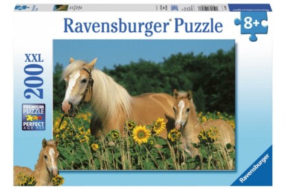 Ravensburger 12628 - Lovak napraforgók között  - 200 db-os XXL puzzle