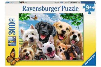 Ravensburger 13228 - Vidám kutyák - 300 db-os XXL puzzle