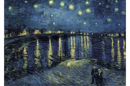 Ravensburger 15614 - Art puzzle - Van Gogh - Csillagos éj a Rhone fölött - 1000 db-os puzzle