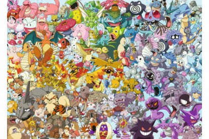 Ravensburger 15166 Pokémon - 1000 db-os Lehetetlen puzzle