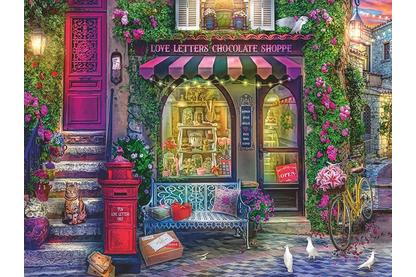 Ravensburger 17136 Szerelmes levelek csokoládébolt - 1500 db-os puzzle