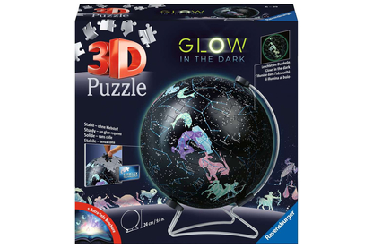 Ravensburger 180 db-os 3D Világító gömb puzzle - Csillaggömb (11544)