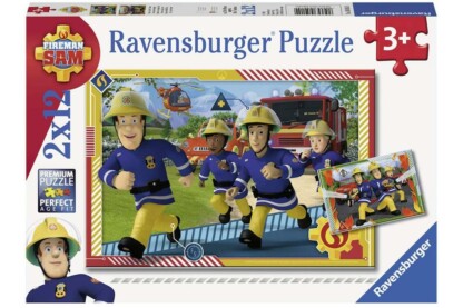 Ravensburger 05015 - Sam, a tűzoltó - Sam és a csapat - 2 x 12 db-os puzzle