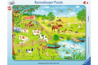 Ravensburger 06145 - Séta vidéken - 48 db-os keretes puzzle