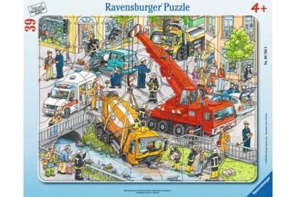 Ravensburger 06768 - Sürgősségi szolgálat - 39 db-os keretes puzzle