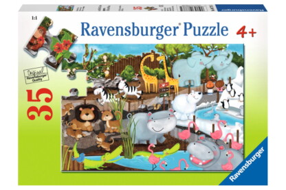 Ravensburger 08778 - Egy nap az állatkertben - 35 db-os puzzle