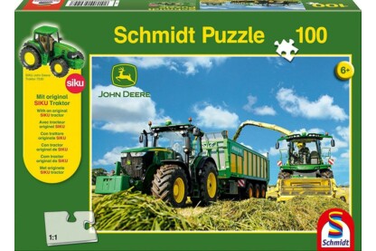 Schmidt 56044 - Traktor 7310R, John Deere - 100 db-os puzzle