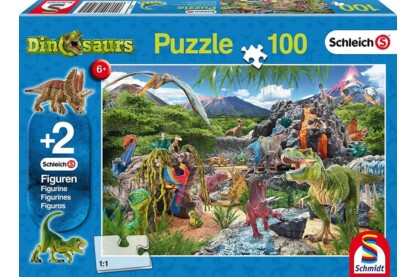 Schmidt 56192 - Kingdom of the Dinosaurs - 100 db-os puzzle