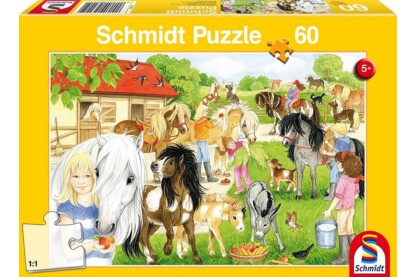Schmidt 56205 - Fun at the Riding Stables - 60 db-os puzzle