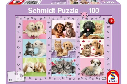 Schmidt 56268 - My Animal Friends - 100 db-os puzzle