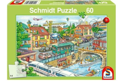 Schmidt 56309 - Vehicles and Traffic - 60 db-os puzzle