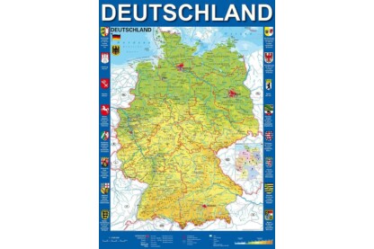 Schmidt 58287 - Map of Germany - 1000 db-os puzzle