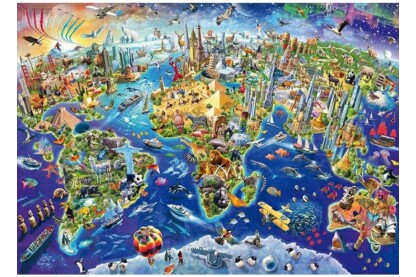 Schmidt 58288 - Discover the World - 1000 db-os puzzle