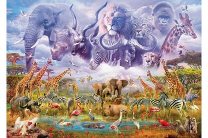 Schmidt 58356 - Animals at the Waterhole - 1000 db-os puzzle