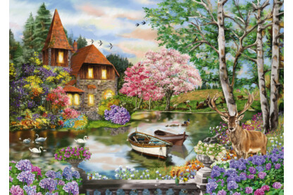 Schmidt 1000 db-os puzzle - House on the Lake (58985)